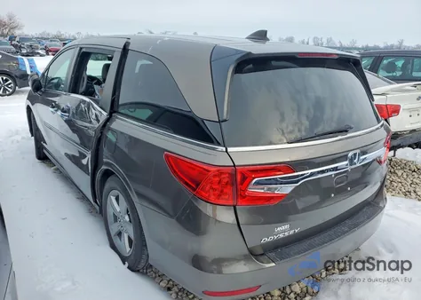 2019 Honda Odyssey Exl z USA, uszkodzony, nr VIN 5FNRL6H72KB014215